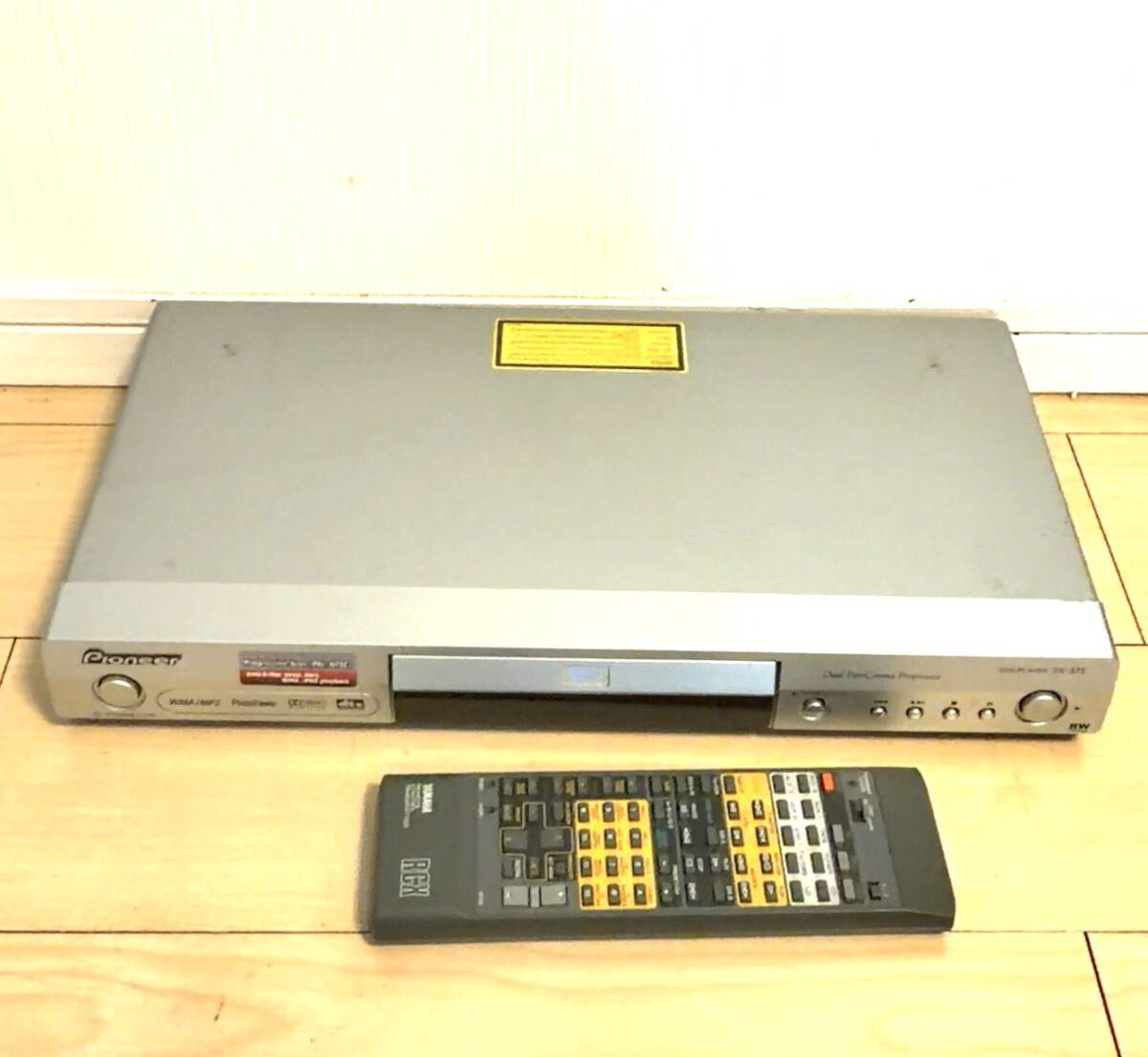 【1000円スタート】Pioneer パイオニア DVDプレーヤー DV-373 シルバー 動作未確認 現状品 リモコン付き B563