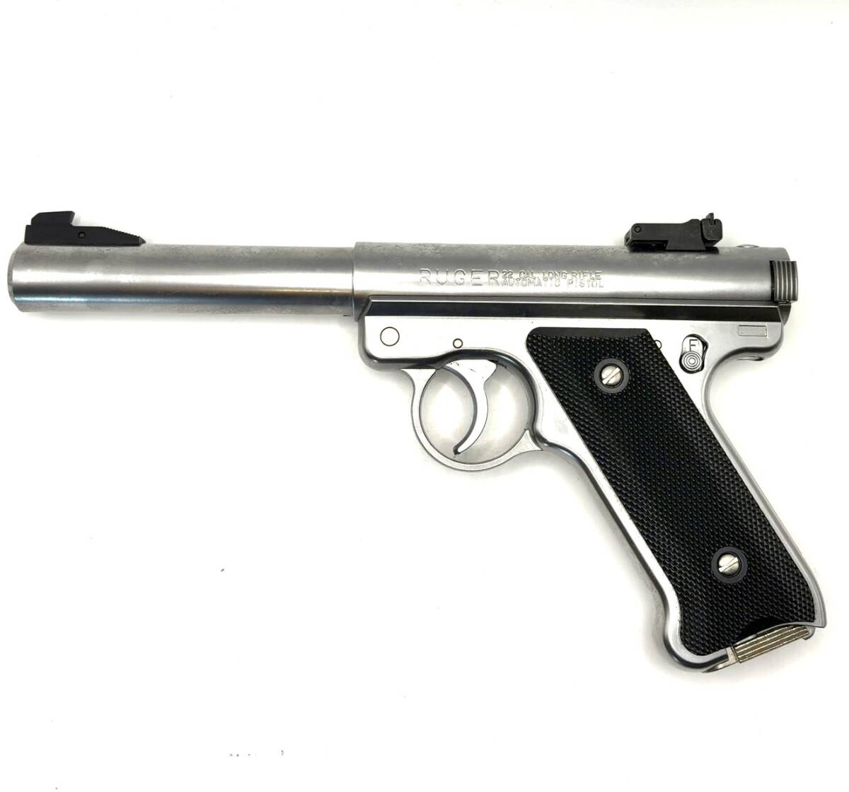 RUGER ルガー ガスガン 22_CAL. LONG AUTOMATIC PISTOL RIFLE ASGK刻印 日本製 マルセイ 動作未確認 B628