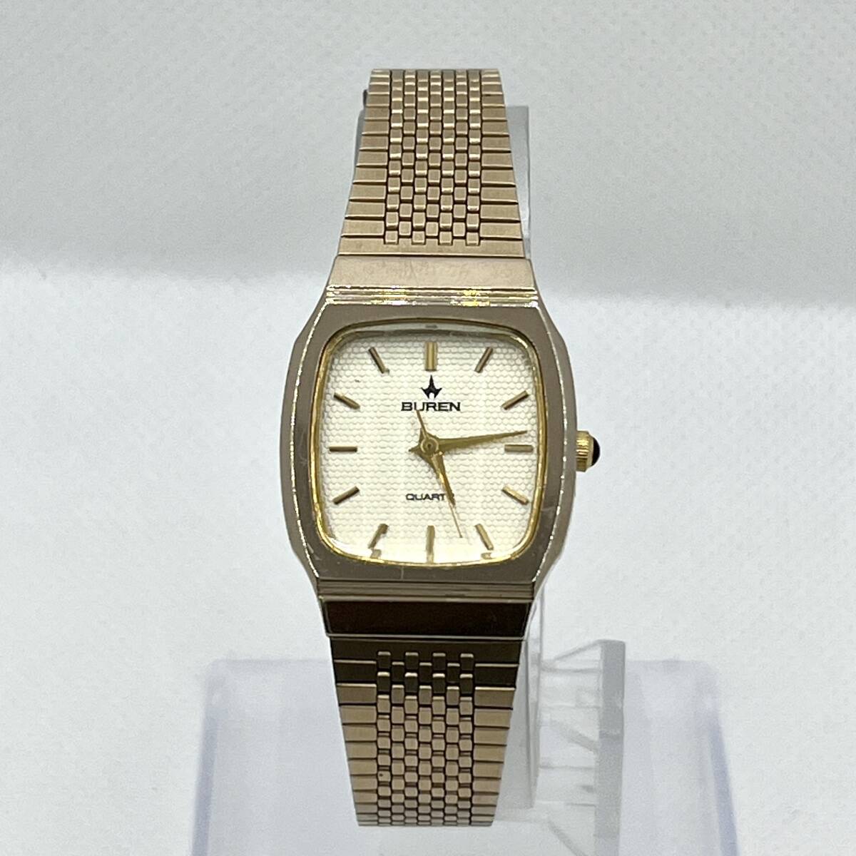 不働品 BUREN ビューレン BU-9001L6 レディース 腕時計 クォーツ ゴールド 3針