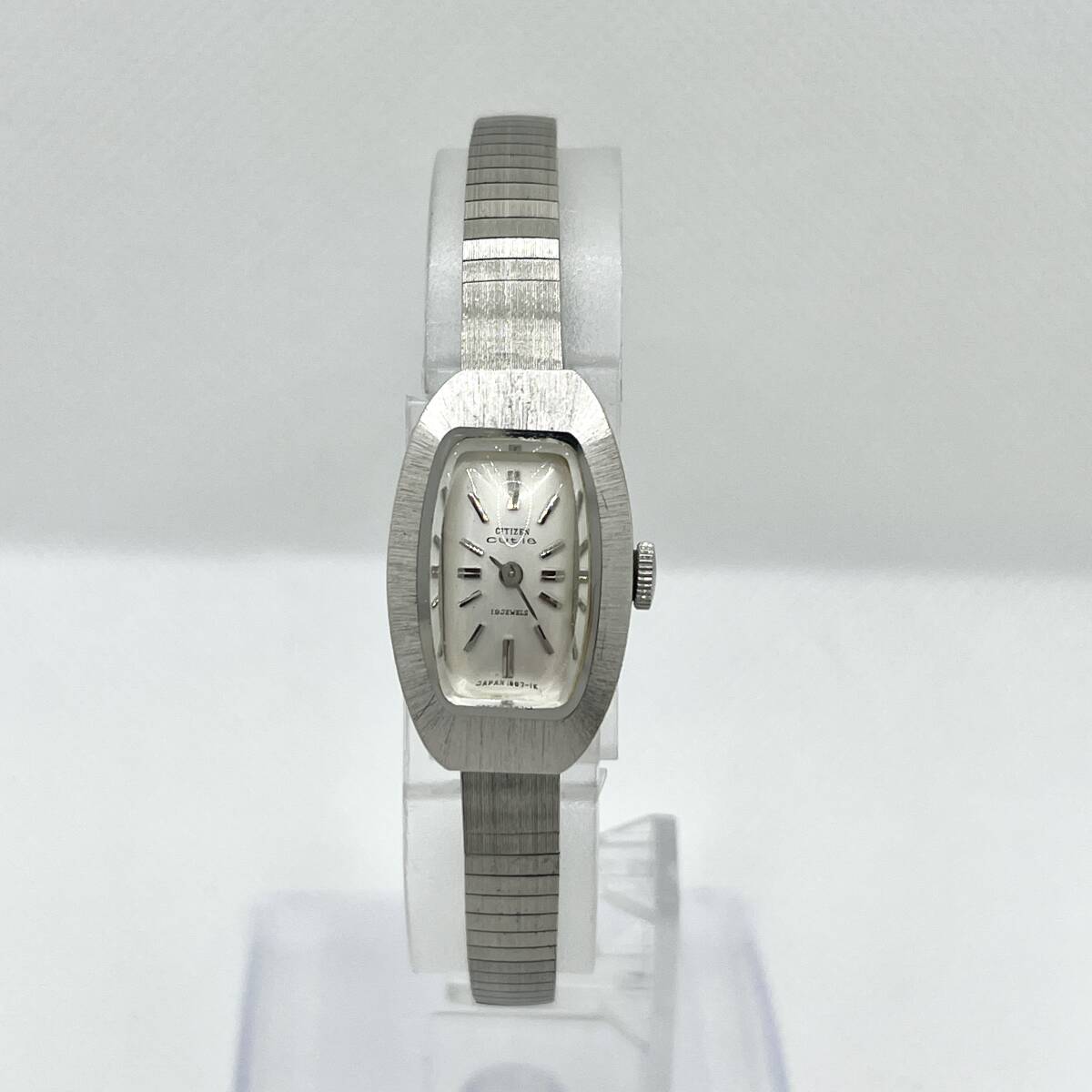 不働品 CITIZEN cutie シチズン キューティー 手巻き RHOQ5901-YO カットガラス レディース