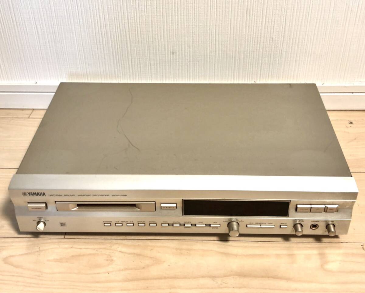 YAMAHA ヤマハ MDデッキ MDレコーダー MDX-596 通電確認済み 動作未確認 リモコンなし B632