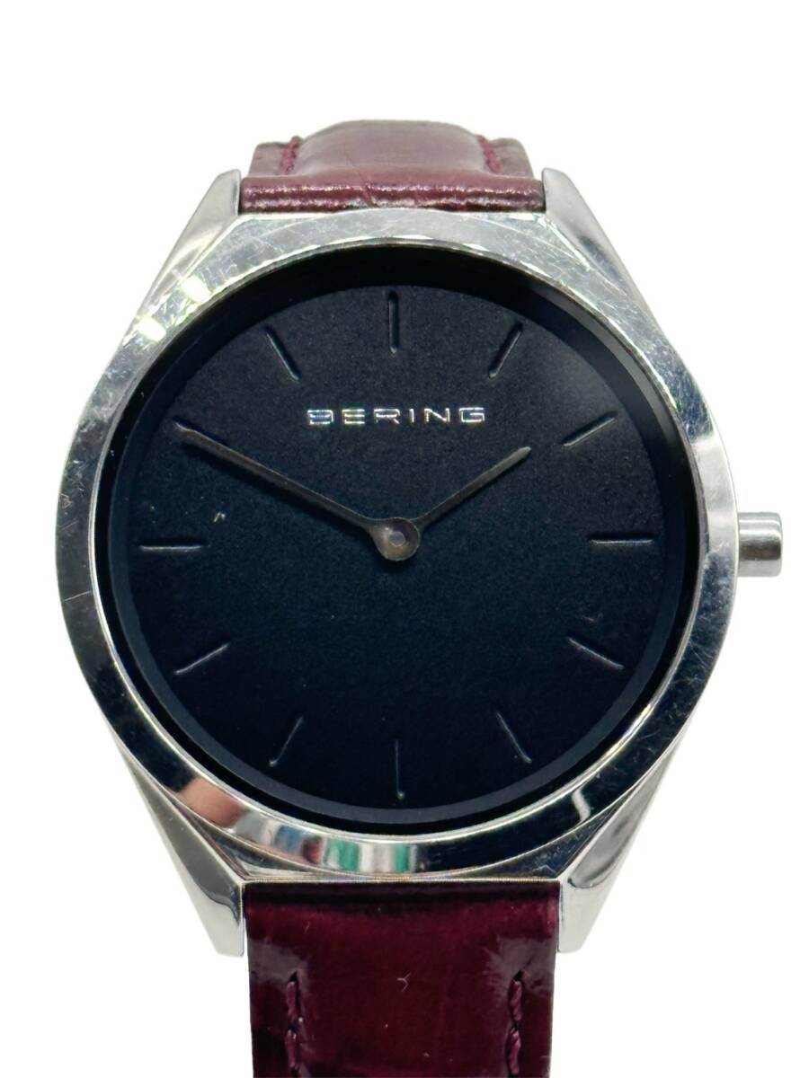 BERING ベーリング Ultra Slim ウルトラ スリム 17031- 402 ステンレス 社外革（BAMBI）稼動品 