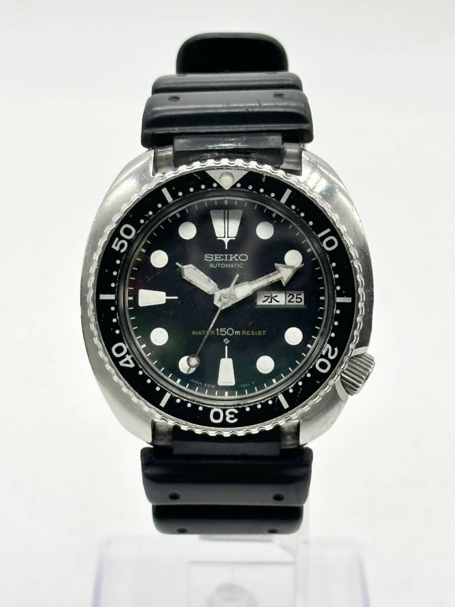 稼動品 SEIKO セイコー サードダイバー 6306-7001 自動巻き ヴィンテージ 社外ベルト カシオ尾錠 70年代