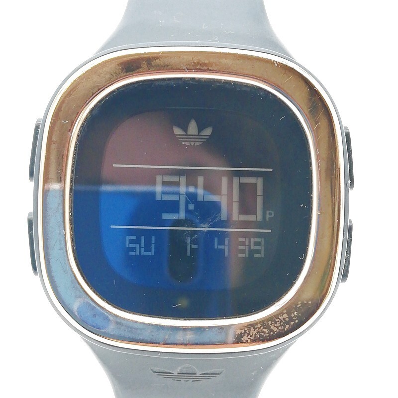 稼動品 adidas アディダスオリジナル AG ADH3085 デジタル ゴールド トレフォイル ヴィンテージ 55-35
