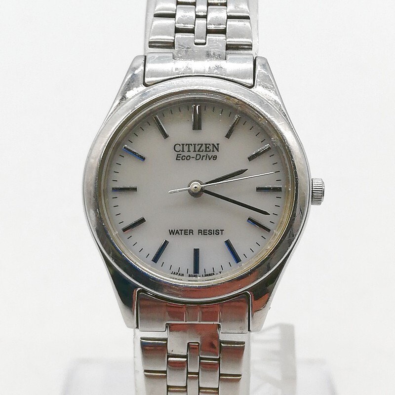 稼動品 CITIZEN シチズン E030-L20654 CKH エコドライブ レディース 純正ベルト シルバー 55-94