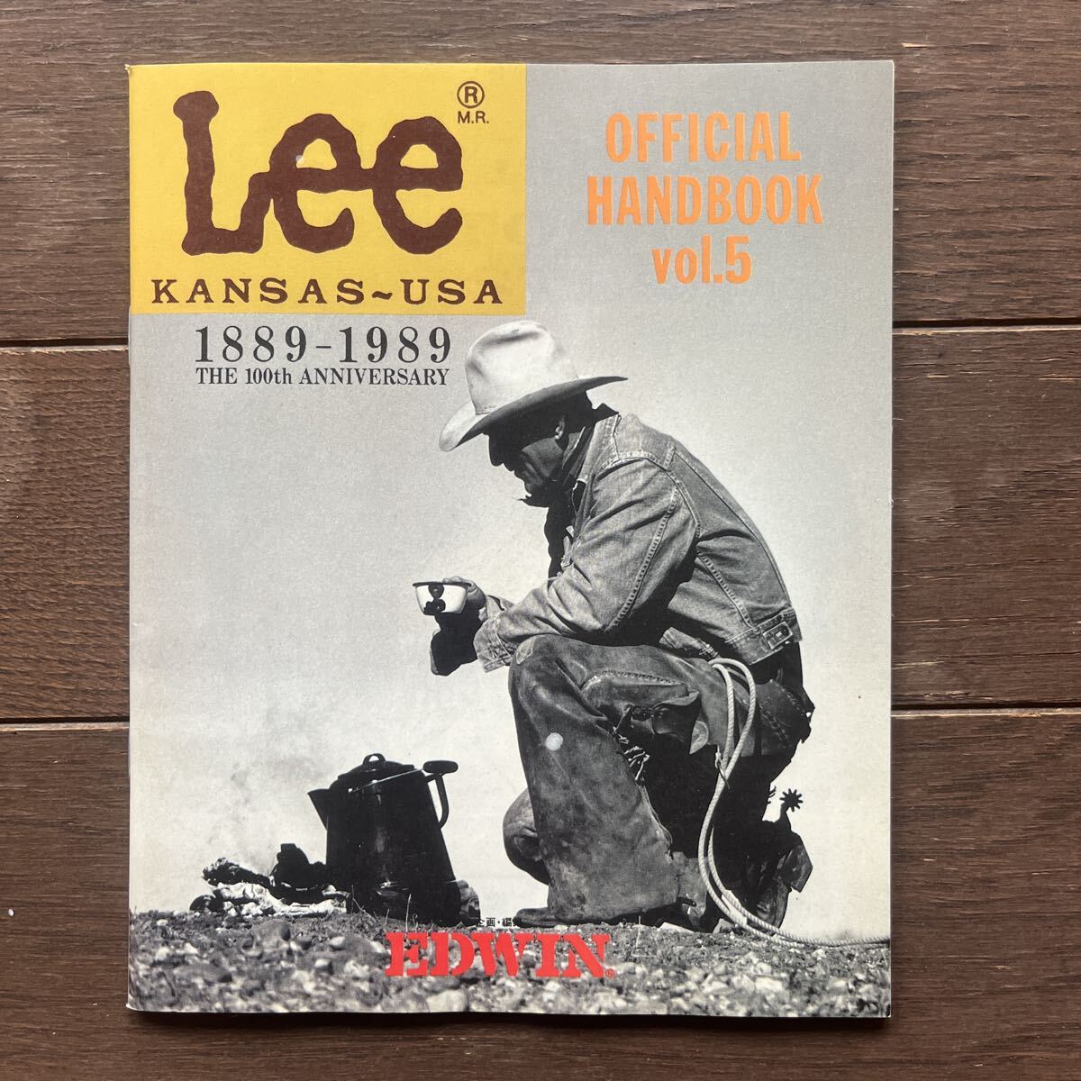 Lee OFFICIAL HANDBOOK vol.5 1889-1989 100th ANNIVERSARY リー　ビンテージ　 Lee カタログ　ビンテージデニム ジェームス ディーン