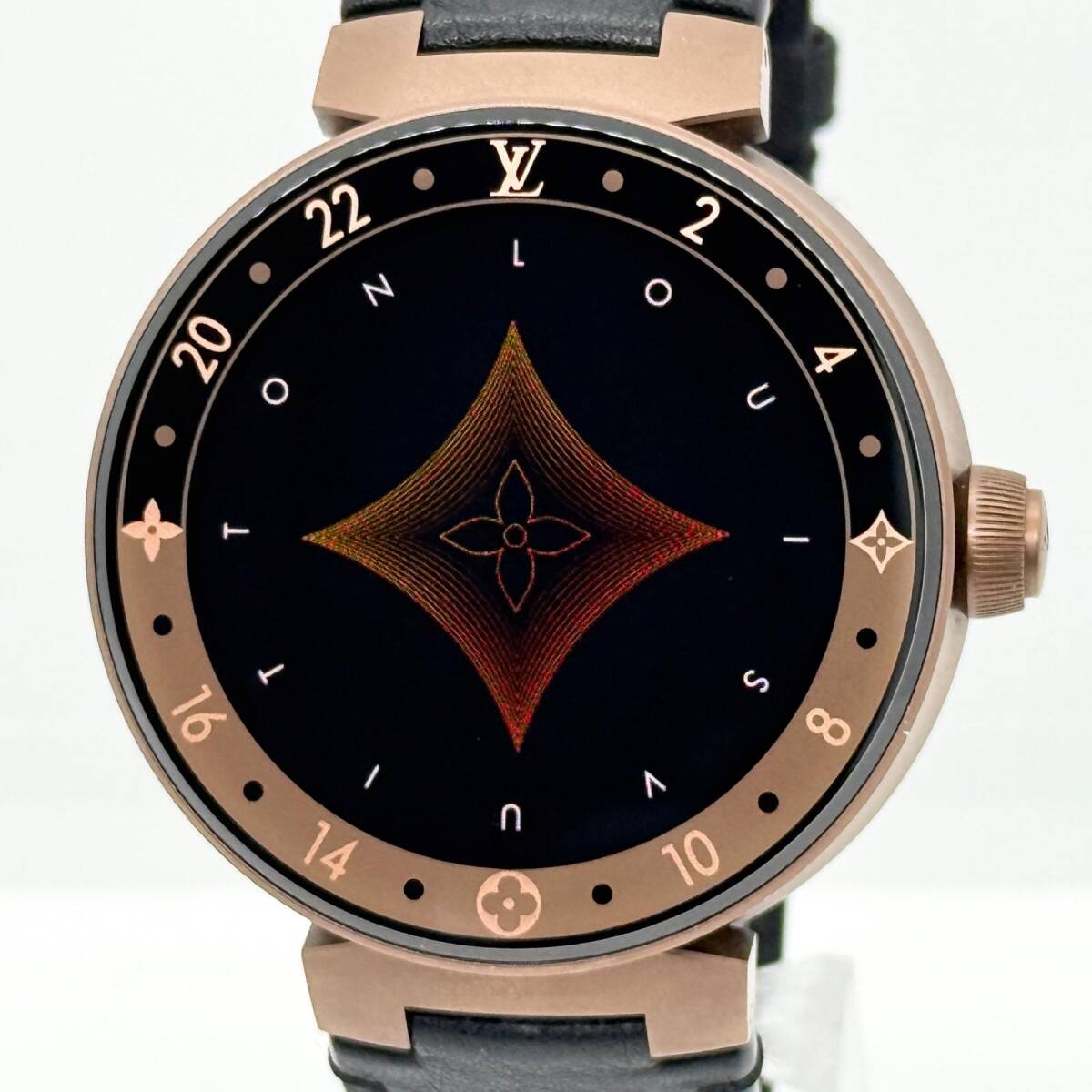 LOUIS VUITTON ルイ・ヴィトン タンブールホライゾン デジタル QA052 メンズ 腕時計 稼働品