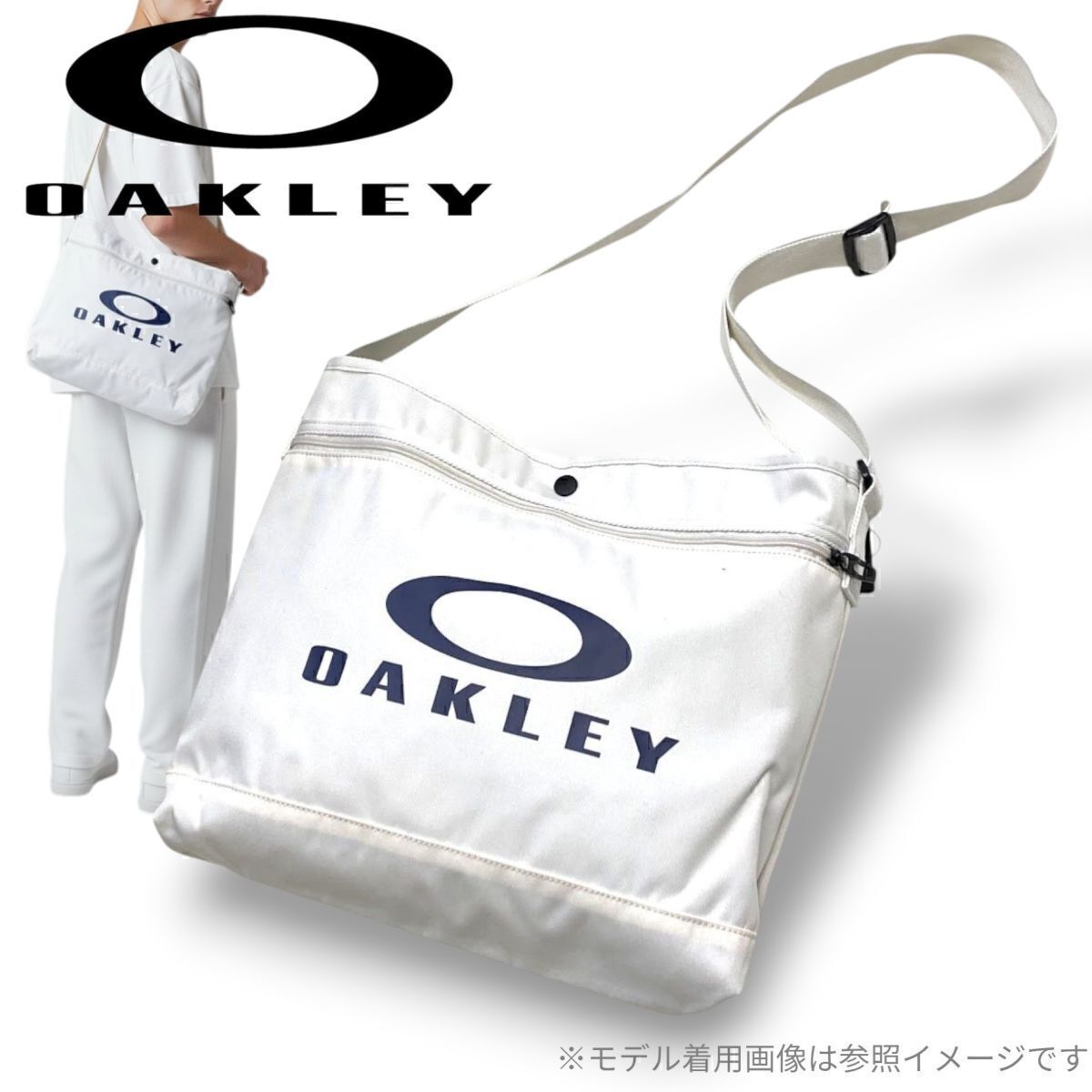 OAKLEY オークリー 新品 大人の拘り小物 撥水リップポリエステル ビッグロゴ ショルダーバッグ 921646JP 30B 12L▲008▼kkf1347x