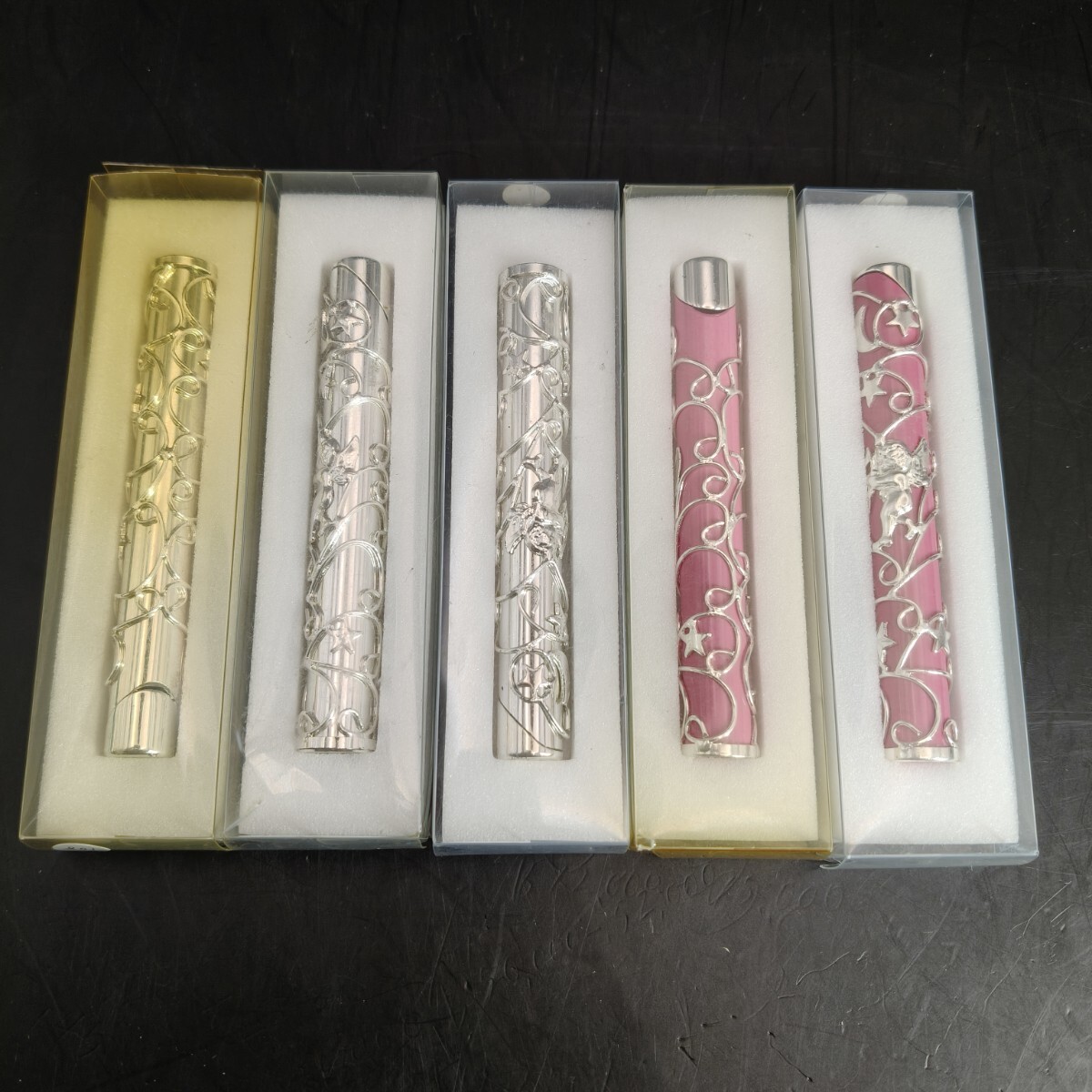 【１円スタート】サークリットライター エンジェルシリーズ ライター5個セット ガスライター 喫煙具【着火未確認】