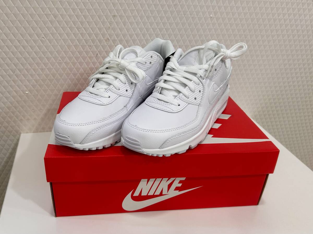 G「37102」Nike ナイキ　AIR MAX 90 LTR　エアマックス　CZ5594 100　27cm　スニーカー　未使用