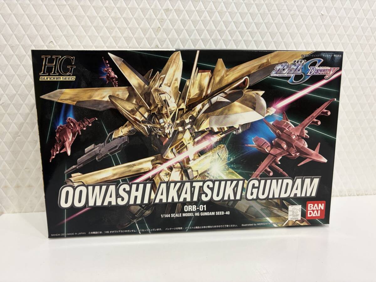 G「37071」1/144 HG GUNDAM SEED DESTINY ORB-01 オオワシアカツキガンダム ガンプラ　ガンダムS DESTINY　開封済