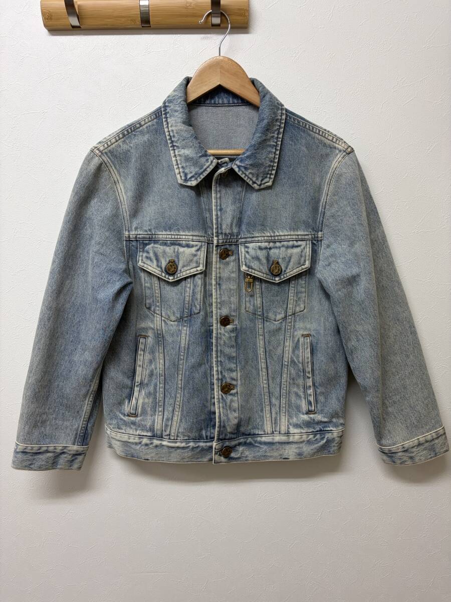 エG「B9」ルイ・ヴィトン LOUIS VUITTON DNA デニムジャケット Gジャン メンズ 44 ブルー系 MADE IN ITALY　HHA41WLVP