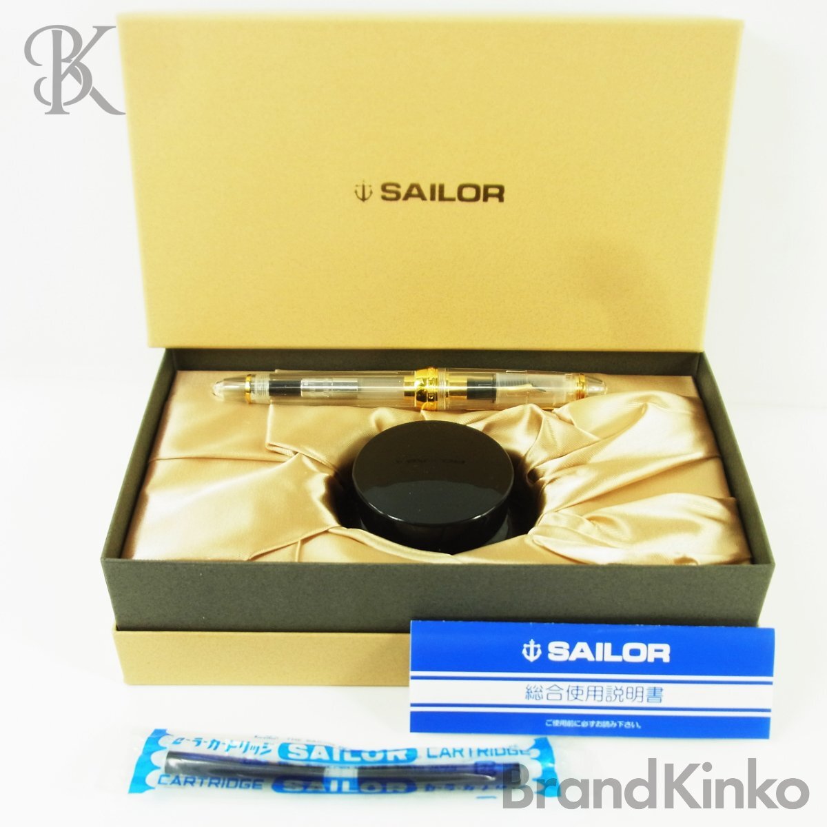 未使用 長期保管品 SAILOR セーラー プロフィット クリア SL111023400 万年筆 ペン先14K 筆記未確認 ジャンク品 ■