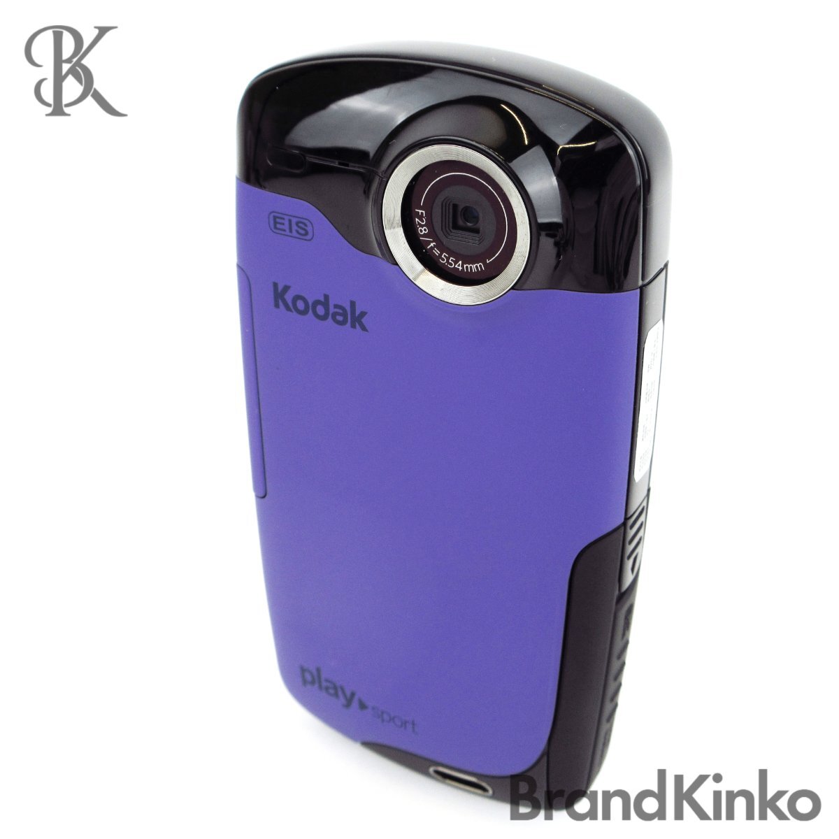 美品 コダック Playsport Zx3 防水 デジタルビデオカメラ パープル/ホワイト系 通電確認済 Kodak ◇