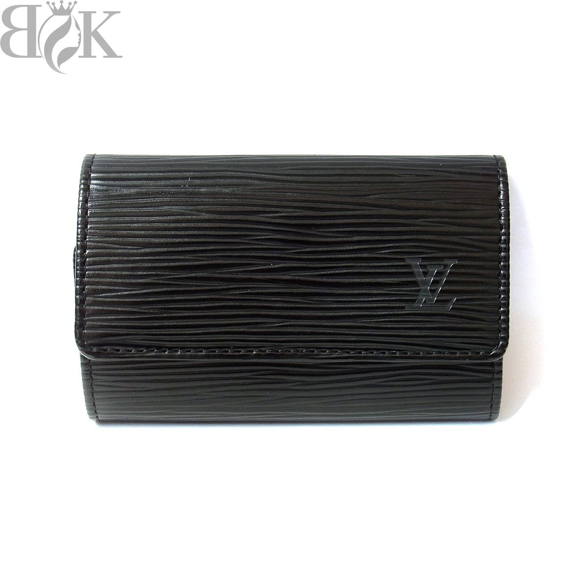 極美品 ヴィトン ミュルティクレ6 M63812 6連キーケース エピ ノワール 黒 ブラック Louis Vuitton ◆ ◎