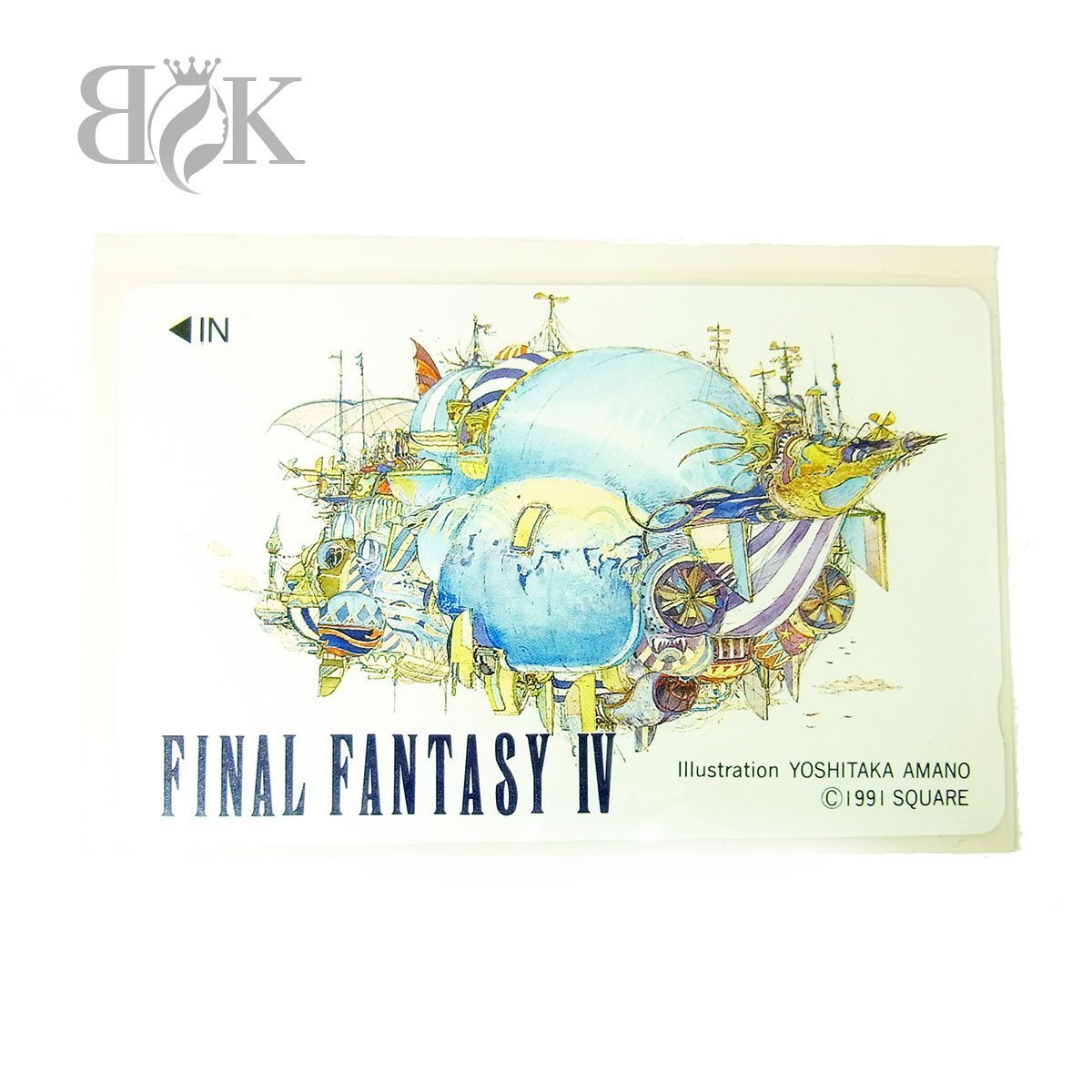 未使用 ファイナルファンタジー4 テレホンカード 50度数1枚 テレカ スクウェア 天野喜孝 FF4 FINAL FANTASY Ⅳ ◆