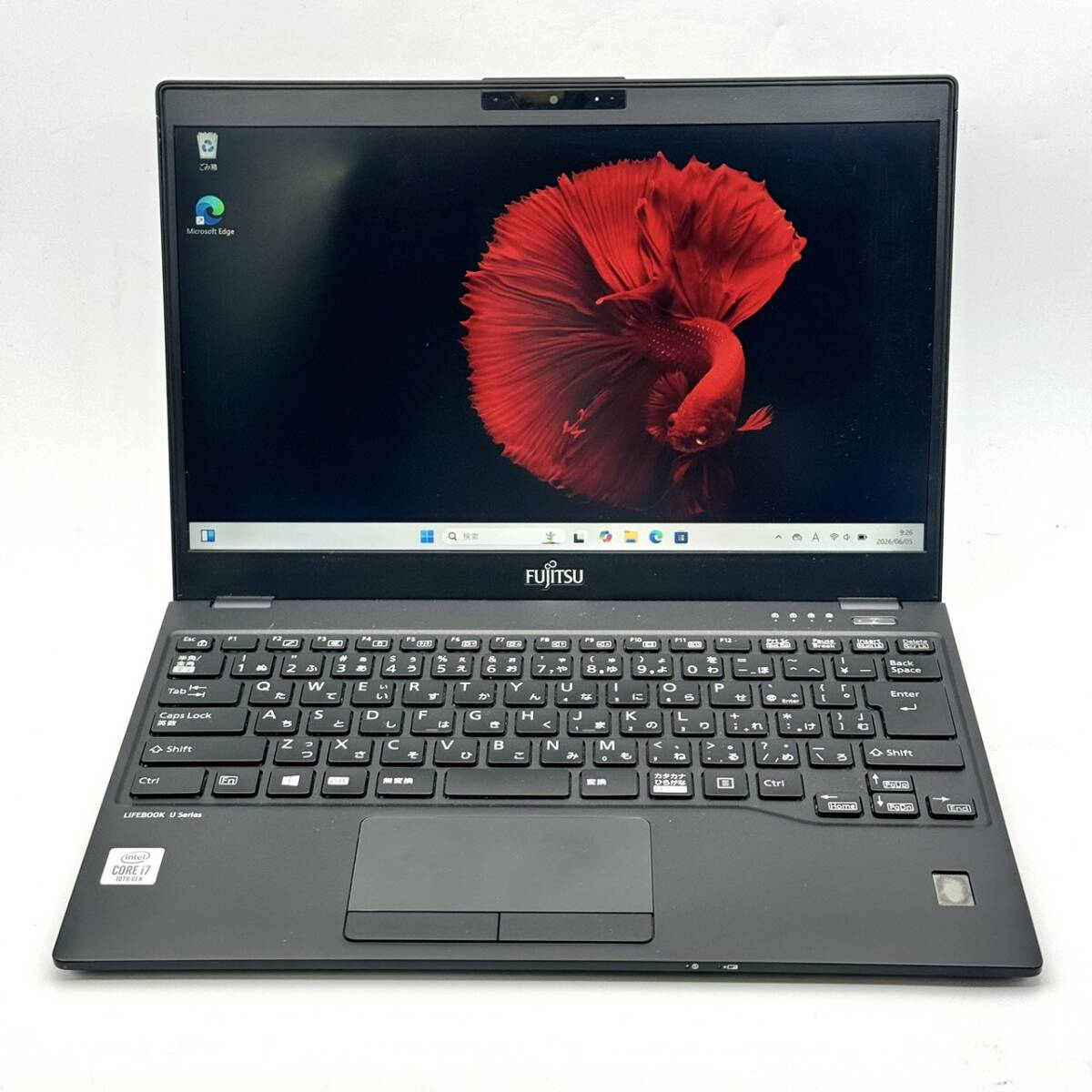 【Bランク】Fujitsu LIFEBOOK U9310/D Core i7 10610U 10世代 メモリ 16GB SSD 512GB 13.3インチ Office2024 Windows11 Pro
