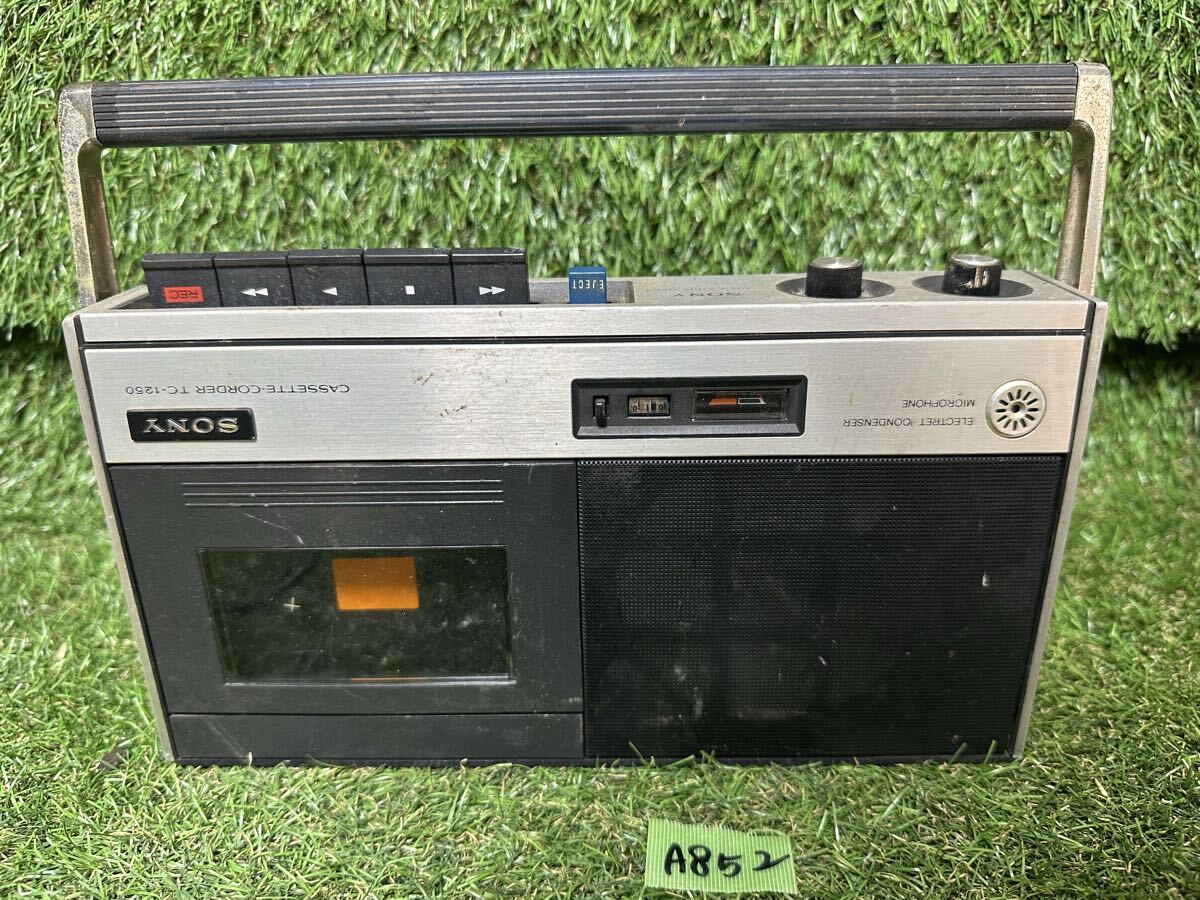 A852 SONY TC-1250 カセットレコーダー 現状品