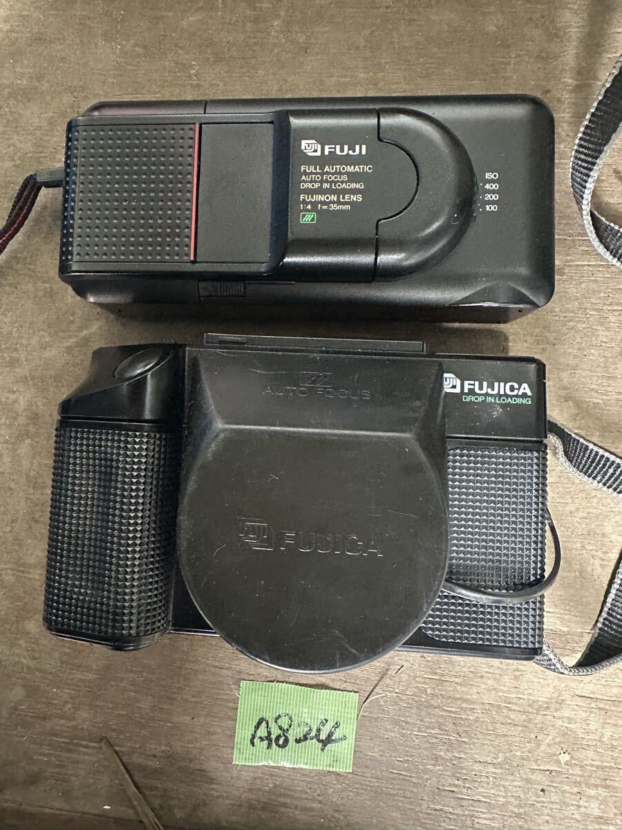A824 FUJI FUJICA DL-50 DL-100 コンパクトフィルムカメラ　現状品