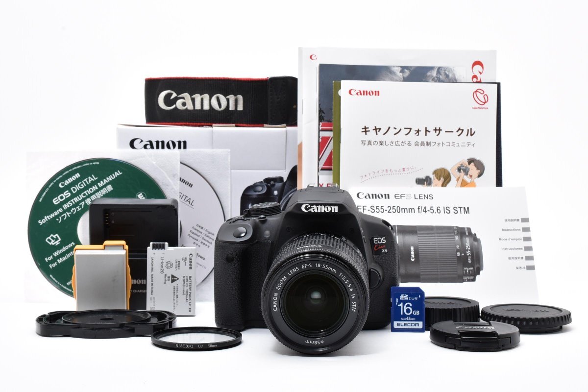 シャッター数12431回 キヤノン Canon EOS Kiss X7i ボディ EF-S 18-55mm 1:3.5-5.6 IS STM レンズキット