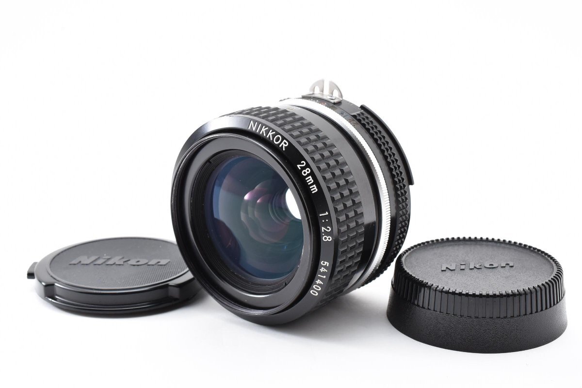 美品 ニコン Nikon Ai NIKKOR 28ｍｍ F2.8 広角レンズ
