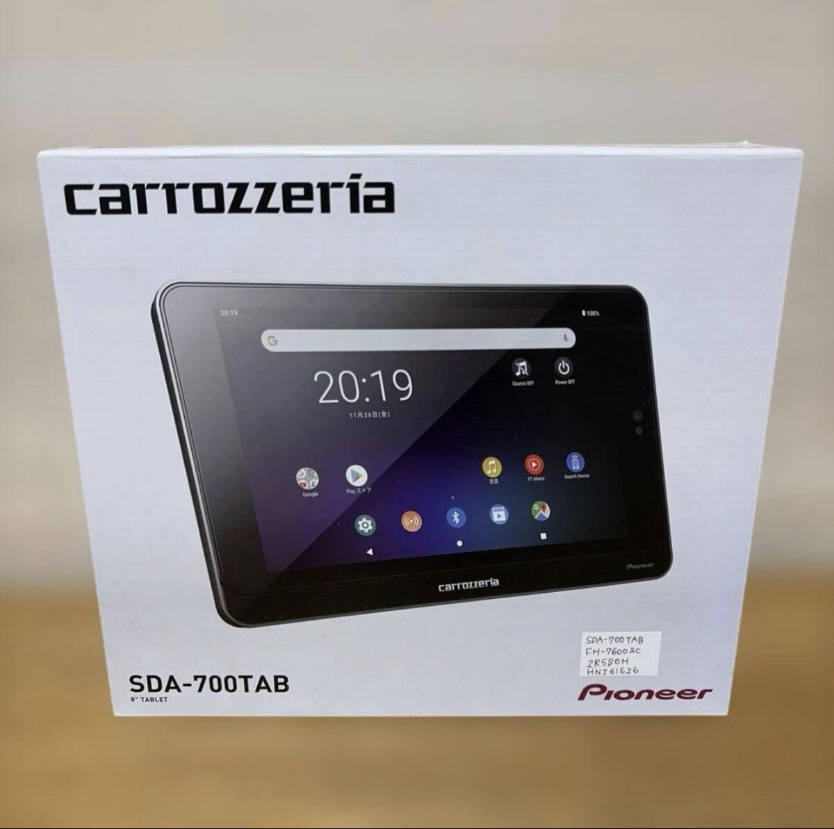 未使用 セット品carrozzeria FH-7600SC SDA-700TAB