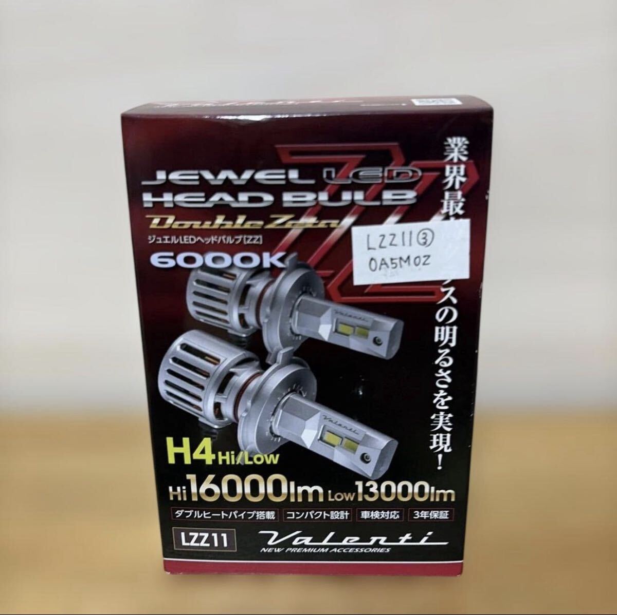 未使用 Valenti Jewel LED Head Bulb LZZ11 H4