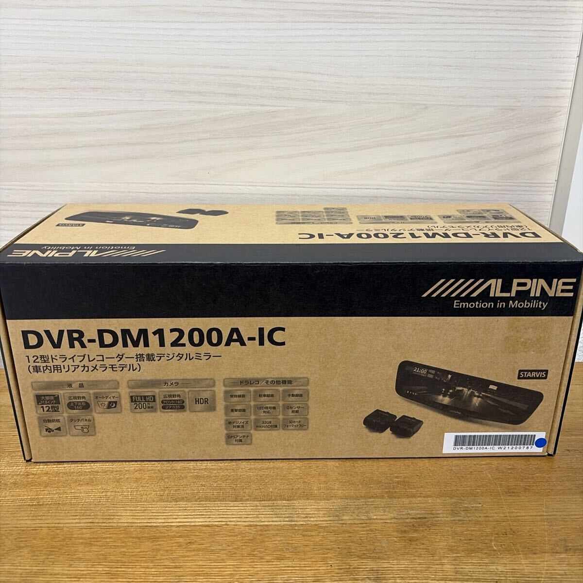 展示品 ALPINE DVR-DM1200A-IC デジタルミラー