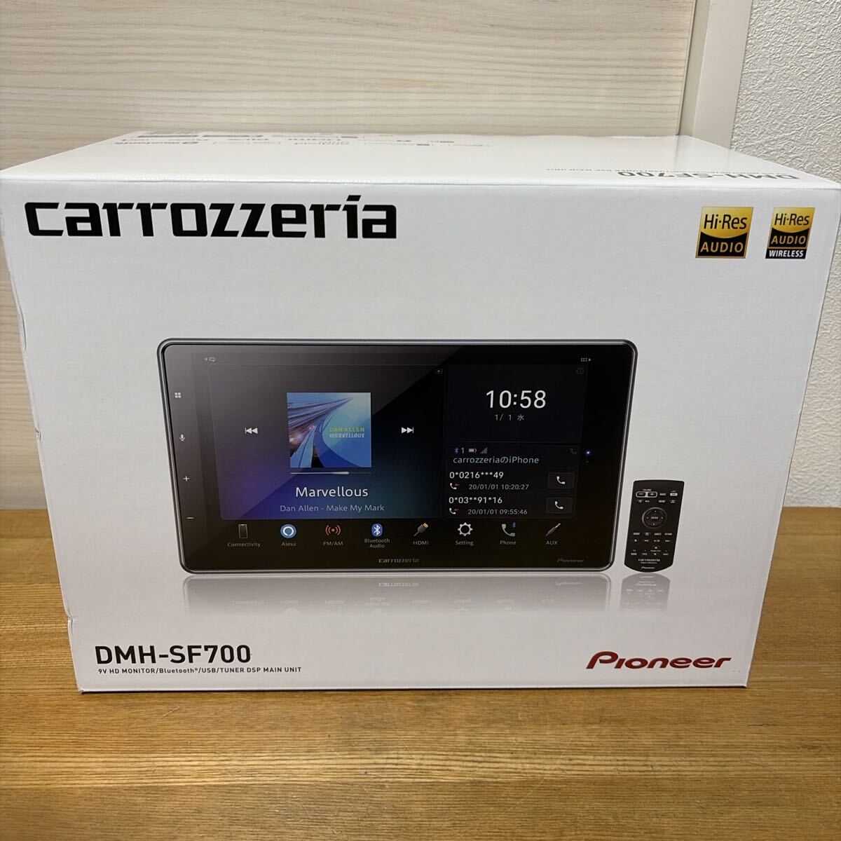 未使用 carrozzeria DMH-SF700 9V型ディスプレイオーディオ