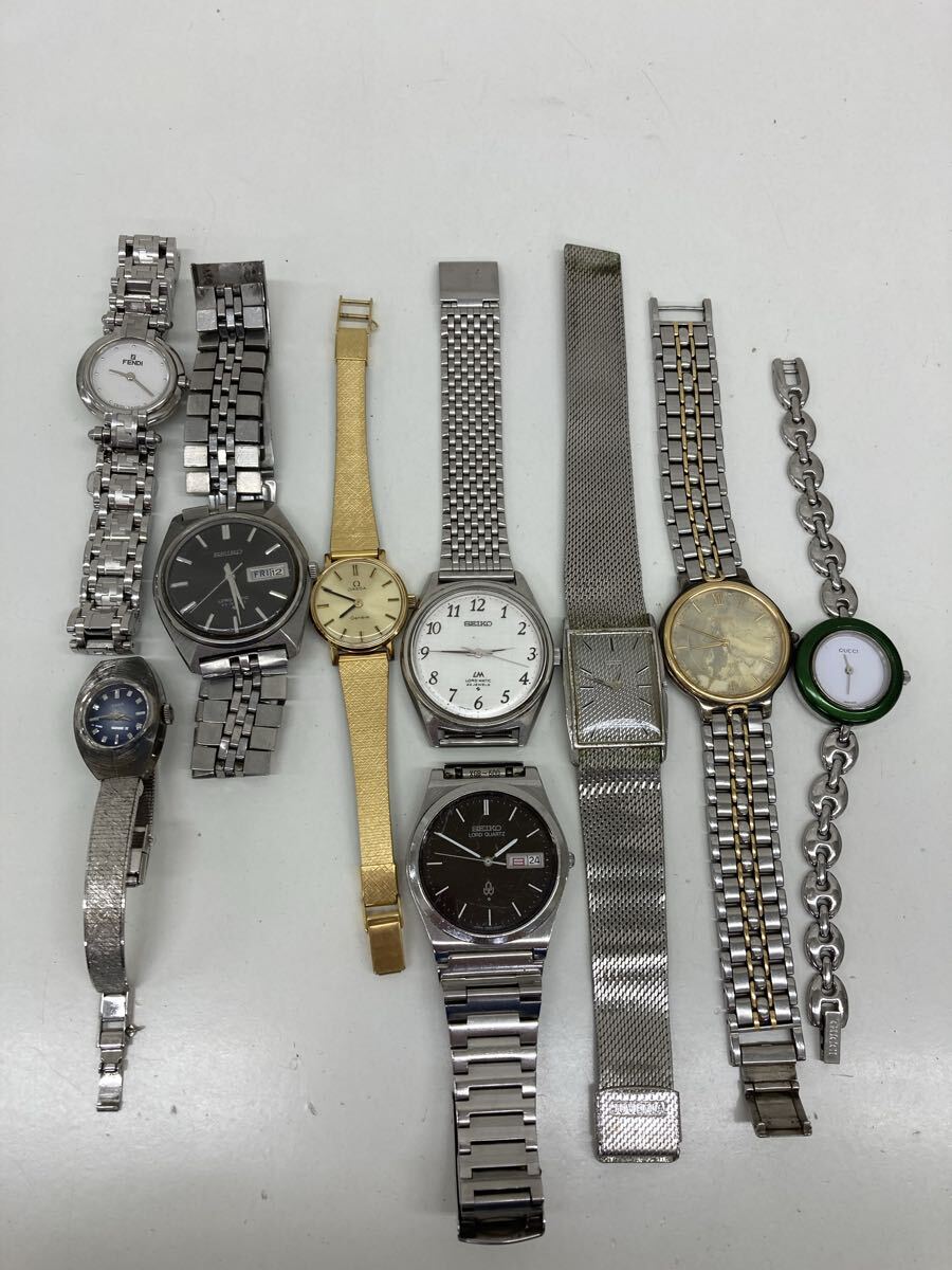 【A3358-i】 時計 腕時計　9点 まとめ SEIKO RADO FENDI juvenia など　lord LM DOLCE セイコー　ラドー