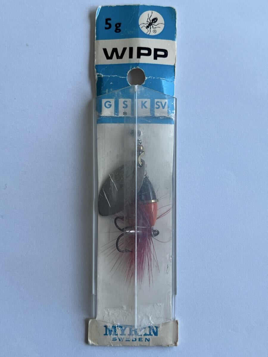 ☆ 送料無料 ☆ 未使用品 即決 MYRAN WIPP マイラン ウィップ 5g ☆ トラウト スピナー OLD オールド トラウト ルアー ウィップ マイヤー