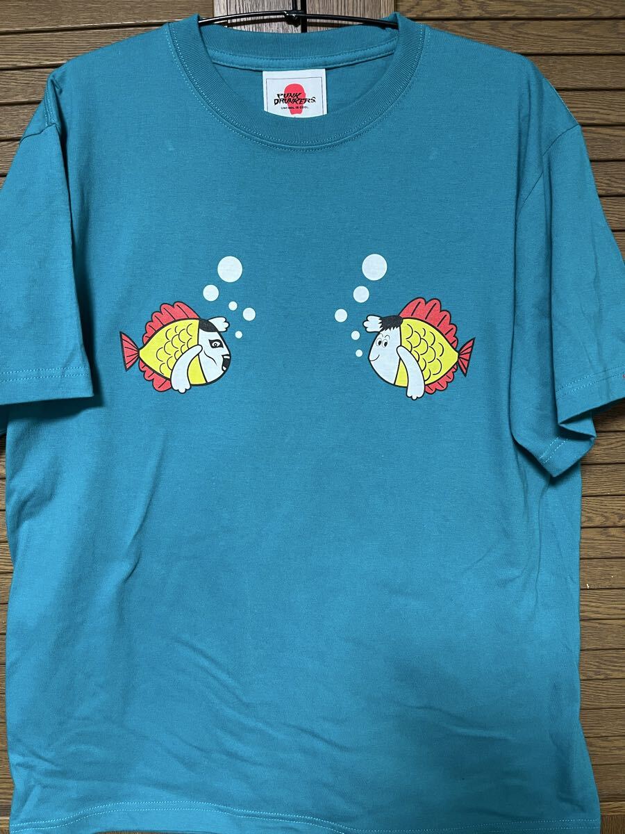 PUNKDRUNKERS パンクドランカーズ　泳げたいやきくん　コラボ　Tシャツ XXL