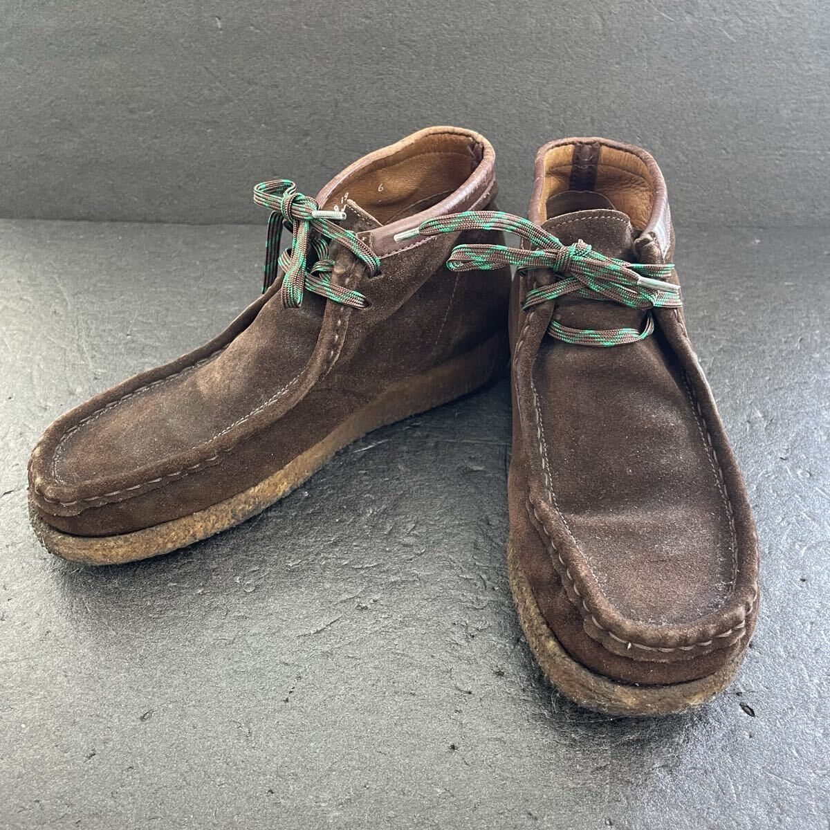 Clarks クラークス スエード ワラビー ブラウン　サイズ8 25cm相当