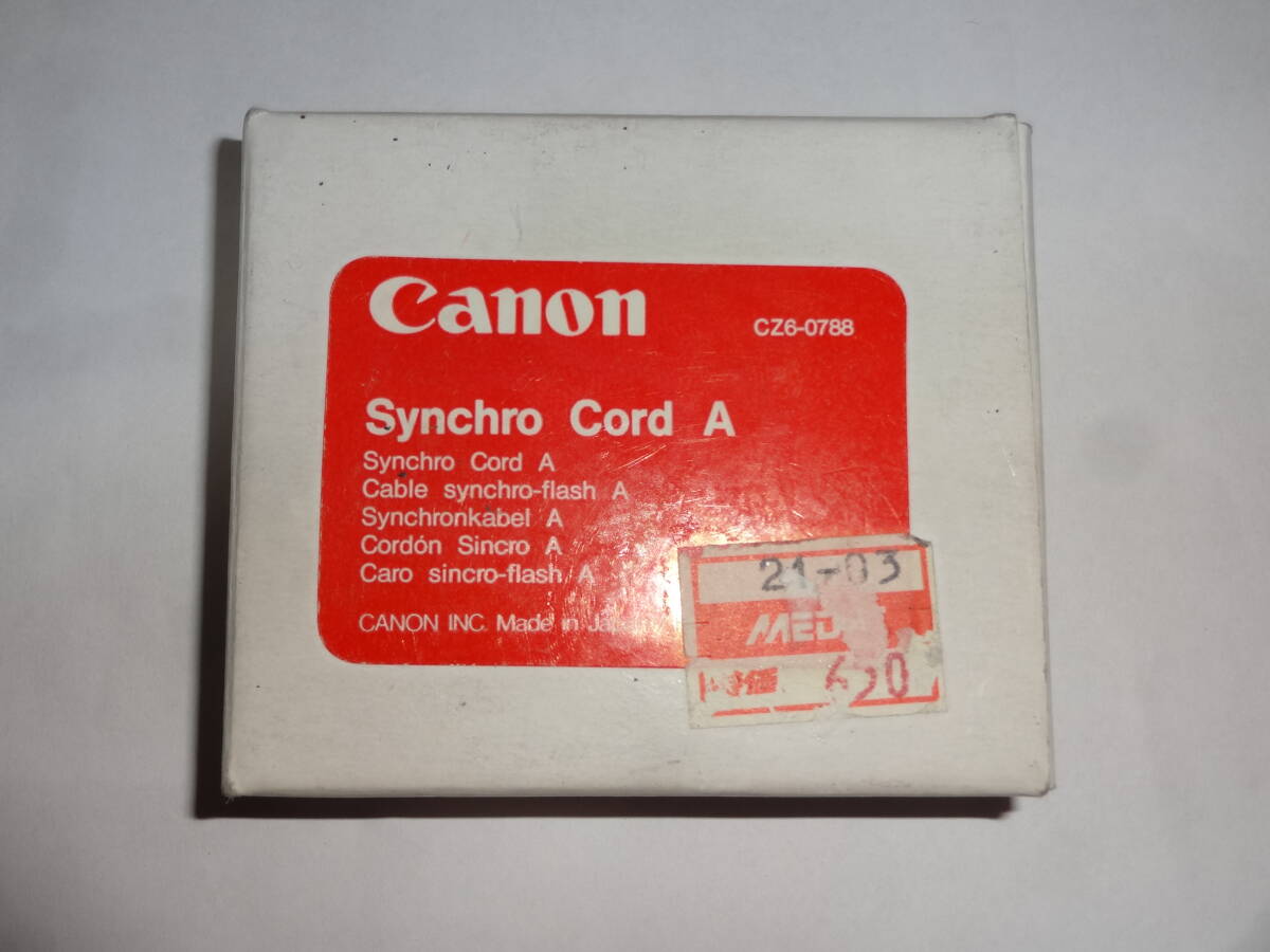 【新品同様】Canon Synchro Cord A キャノン シンクロコード A【送料無料】