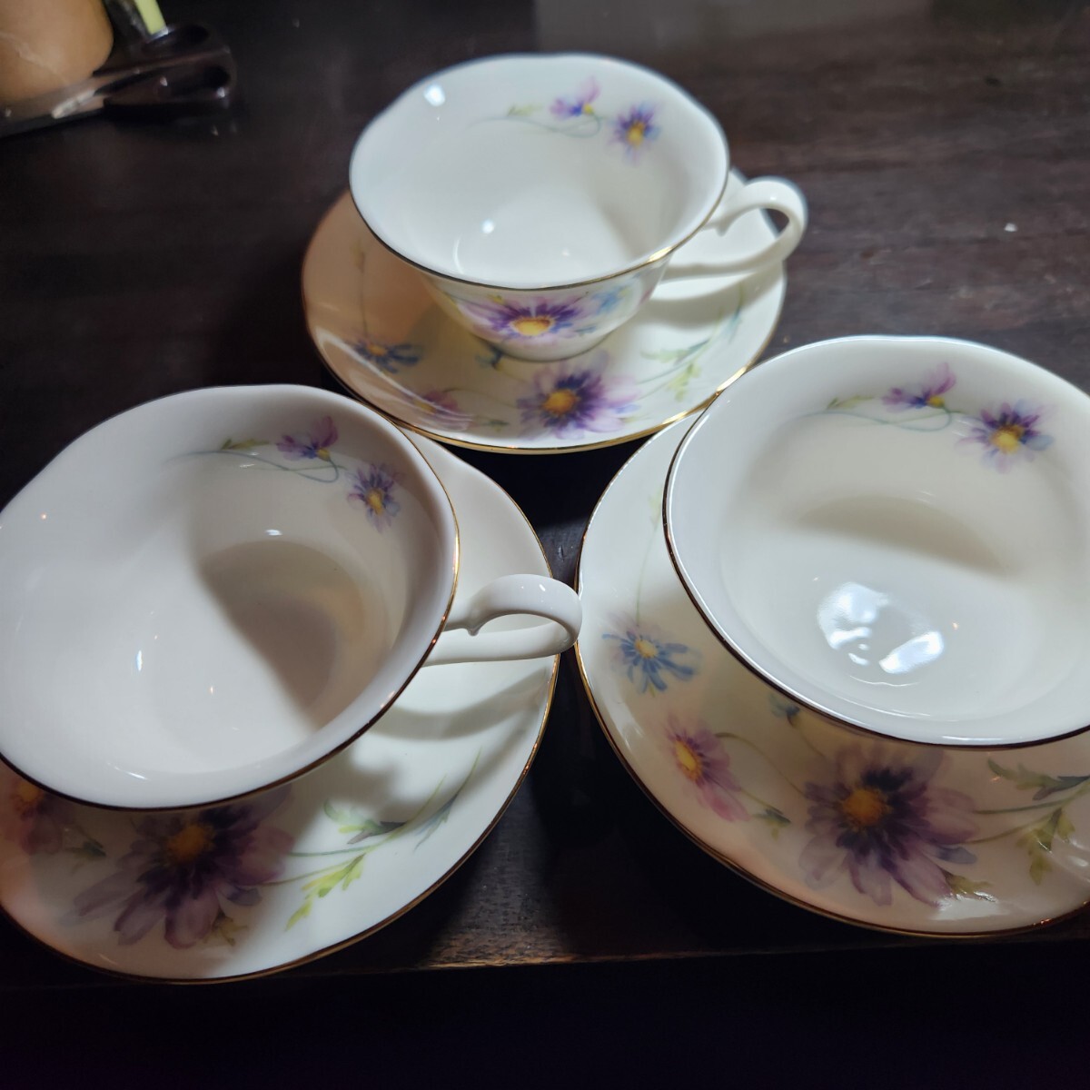 KEITO EXCEED BON エクシード・ボン カップ＆ソーサー 3客セット 加藤陶器 コーヒーカップ 洋食器