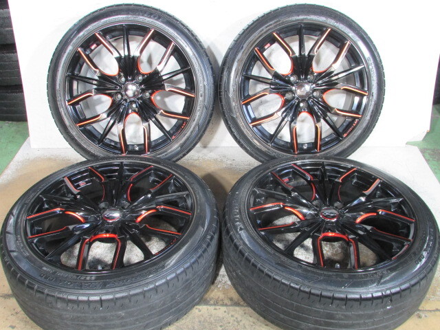 ☆WEDS■LEONIS■LV■ウェッズレオニスLV■225/45R18■114.3-5H/18-8J/+42■DUNLOP■SPスポーツMAXX050■RX-5.ヴェゼル.クラウン.マークX等