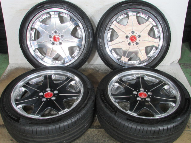 ☆LOCKSMICE■ロックスミスGERADE■114.3-5H(F)8J/+40(R)8.5J/+34■245/45R19■コンチスポーツコンタクト5■アルファード.デリカD5.CX-5.等