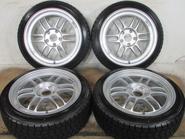 ☆ENKEI■RPF1■エンケイRPF1■114.3-5H/17-7.5J/+48■195/45R17■GOODYEAR■アイスナビ7セブン■スイフトスポーツ.ロードスター.CR-Z.等