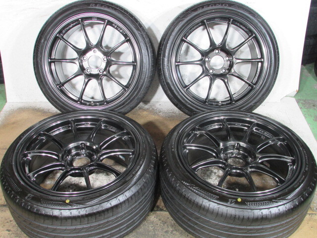 ☆WEDS SPORT■TC105X■ウェッズスポーツ■114.3-5H/18-9.5J/+45■245/40R18■ブリヂストン■REGNO(レグノ)GR-XⅡ■インプレッサWRX STI.等