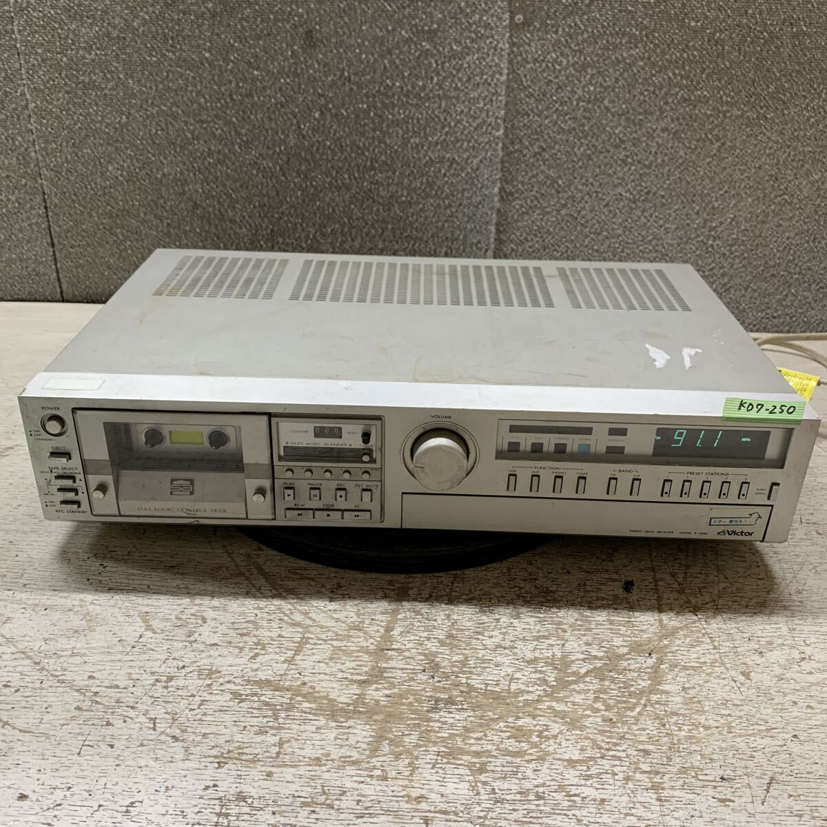 KD7-250 激安 カセットデッキ VICTOR R-5000 STEREO CASSETTE TAPE DECK 簡易的動作確認済み 中古現状品