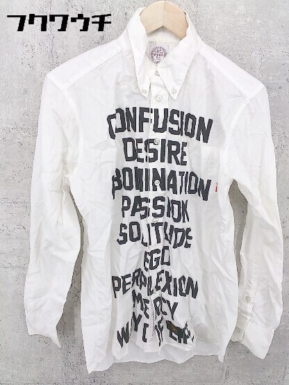 ◇ WTAPS ダブルタップス 15AW 長袖 シャツ サイズM ホワイト＆ブラック メンズ