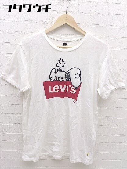 ◇ Levi's リーバイス× PEANUTS ピーナッツ 半袖 Tシャツ カットソ－ サイズM ホワイト メンズ
