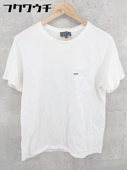 ◇ A.P.C. アーペーセー 半袖 Tシャツ カットソー サイズL ホワイト レディース
