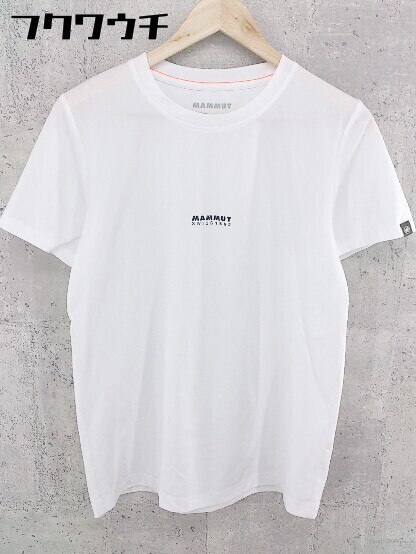 ◇ MAMMUT マムート ロゴ プリント 半袖 Tシャツ カットソー サイズASIA M ホワイト メンズ