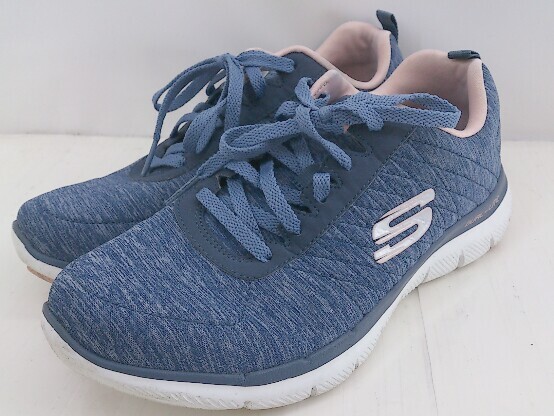 ◇ SKECHERS スケッチャーズ SN12753 スニーカー シューズ サイズ24ｃｍ ブルー系 レディース P