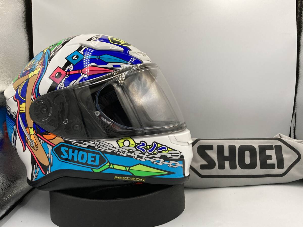 SHOEI ショウエイ Z-7 Z7 STIMULI スティミュライ フルフェイス ヘルメット Mサイズ 使用極小!! 超美品!! ゼットセブン