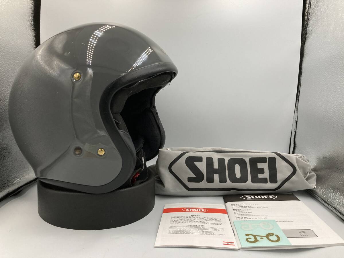 SHOEI ショウエイ J・O JO ジェイ・オー ジェットヘル ヘルメット バサルトグレー XLサイズ 