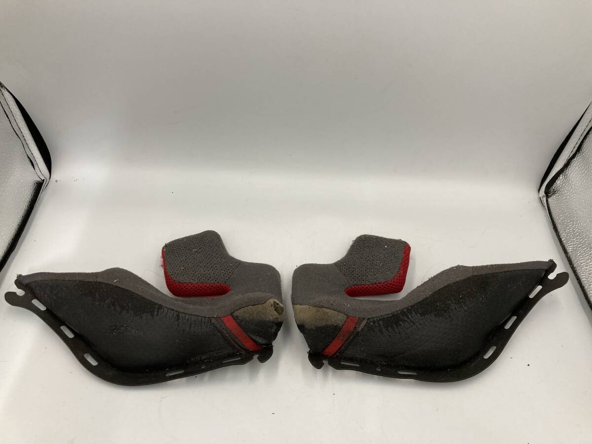 SHOEI Z-7 Z7 ゼットセブン ヘルメット 内装 チークパッド 35mm 左右セット!! 送料180 管理900