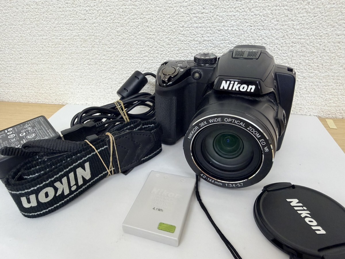 長yA4709 Nikon COOLPIX P500 通電不可 ジャンク デジタルカメラ バッテリー 充電器付き ニコン クールピクス 動作未確認