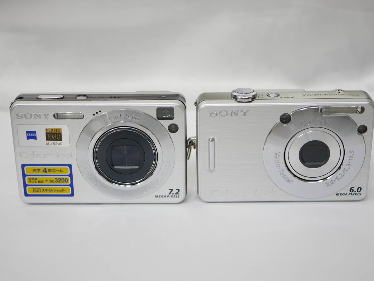 #4860 Sony コンデジ2台 DSC-W50 DSC-W120 cyber-shot 